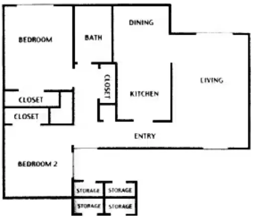 Villa Ciento Apartments El Paso Floorplan 2