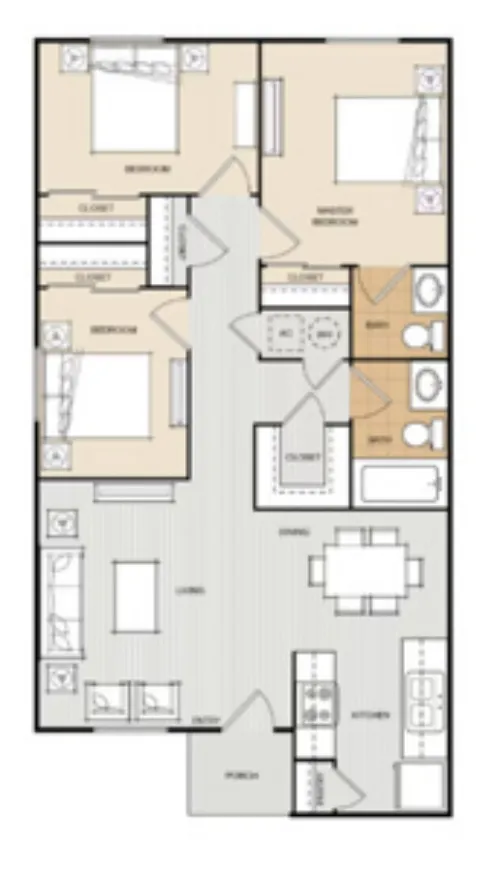 Village Creek Fort Worth FloorPlan 2