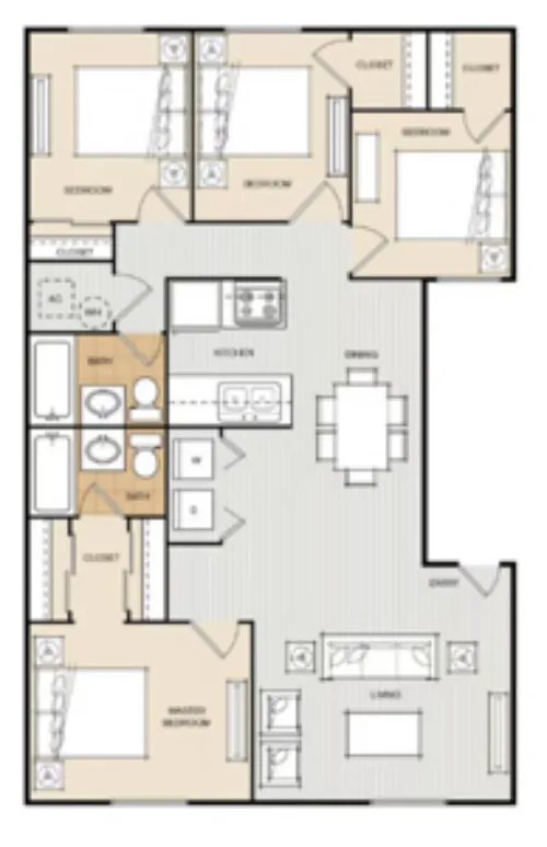 Village Creek Fort Worth FloorPlan 3