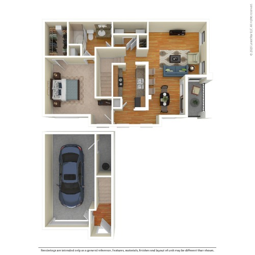 Villas At Medical Center San Antonio FloorPlan 4