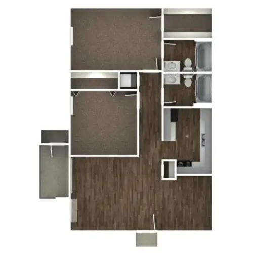 Villas De Santa Fe floor plan 3