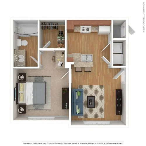 Villas In Westover Hills floor plan 1