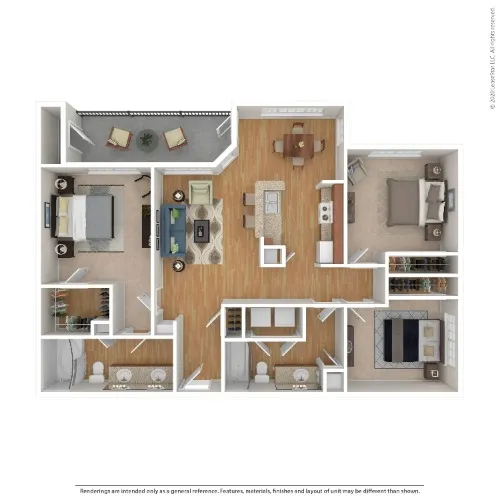 Villas In Westover Hills floor plan 11