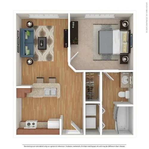 Villas In Westover Hills floor plan 2