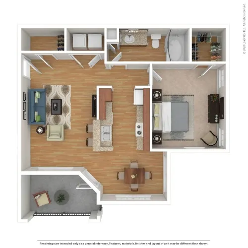 Villas In Westover Hills floor plan 6