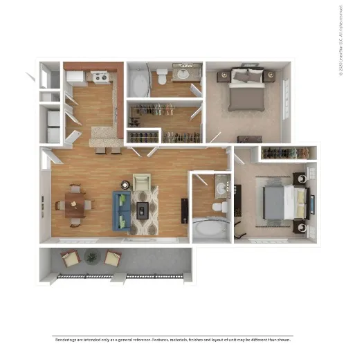 Villas In Westover Hills floor plan 8