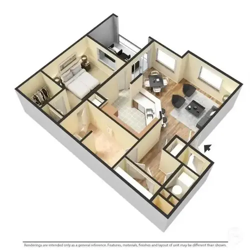 Villas at Helen of Troy El Paso Floorplan 2