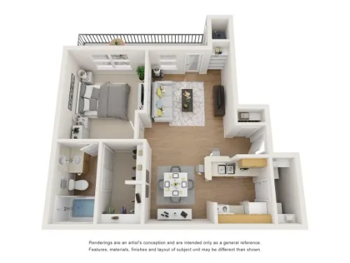 Villas at Rogers Ranch floor plan 1