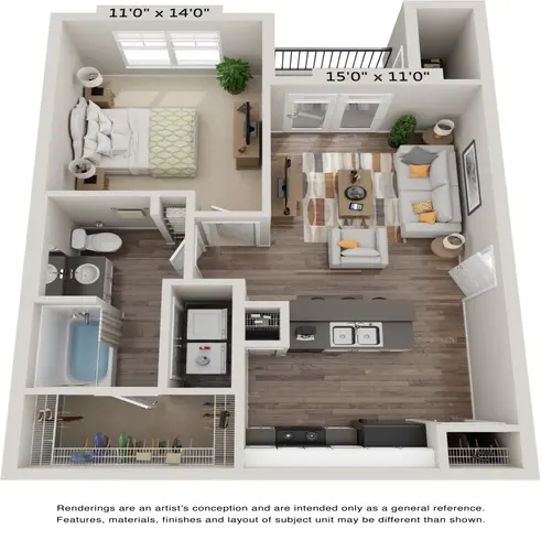 Villas at Zaragosa El Paso Floorplan 1