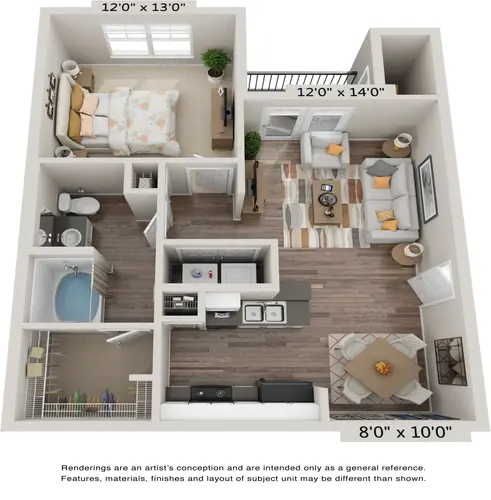 Villas at Zaragosa El Paso Floorplan 1