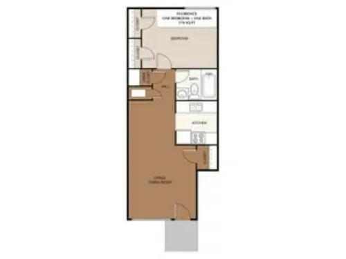 Vista Village Apartments El Paso FloorPlan 2