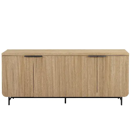 Walker Edison Fluted Cabinet Door Sideboard