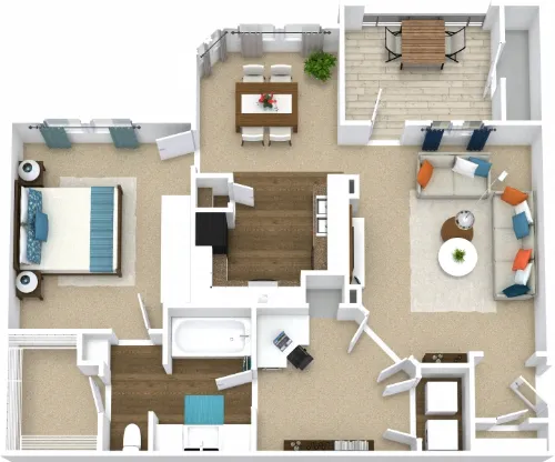 Walker Ranch Apartment Homes San Antonio Floorplan 7