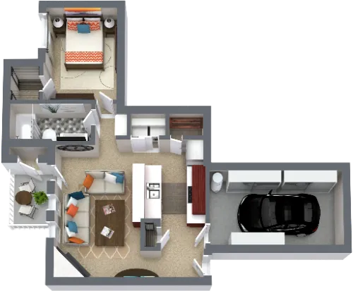 Western Station Apartments Fort Worth Floorplan 3
