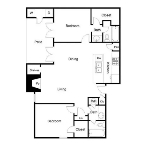 Westmount at River Park Fort Worth Floorplan 6