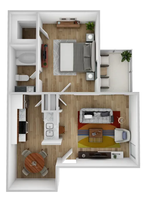Willow Glen Fort Worth FloorPlan 1