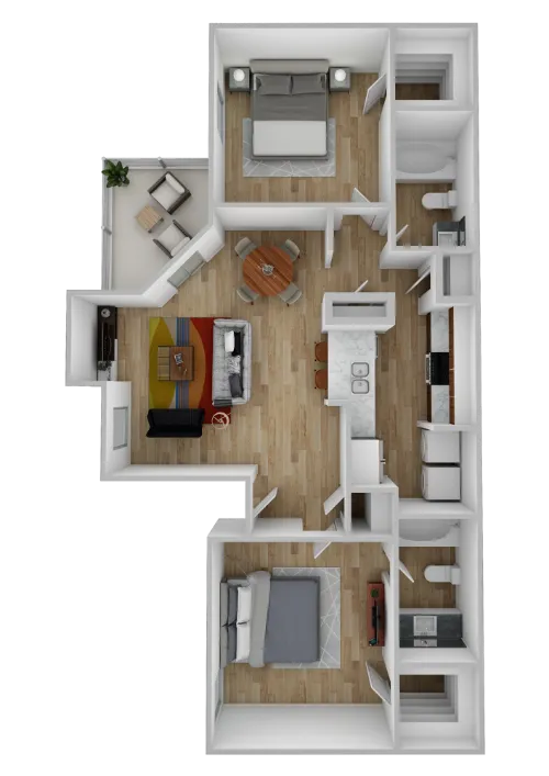Willow Glen Fort Worth FloorPlan 6