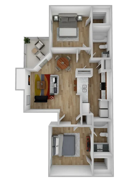 Willow Glen Fort Worth FloorPlan 7