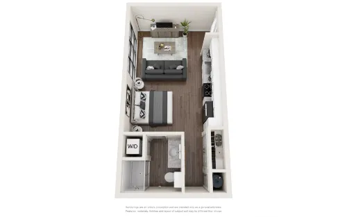 Willow & Wise Fort Worth FloorPlan 1