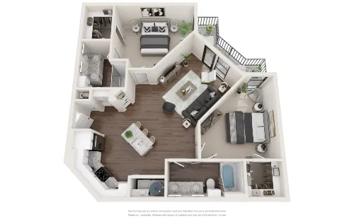 Willow & Wise Fort Worth FloorPlan 11