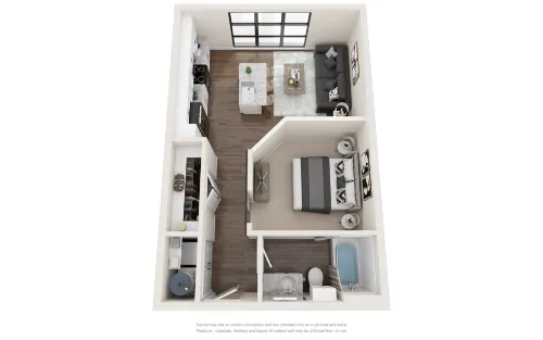Willow & Wise Fort Worth FloorPlan 3