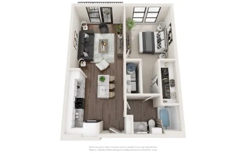 Willow & Wise Fort Worth FloorPlan 6