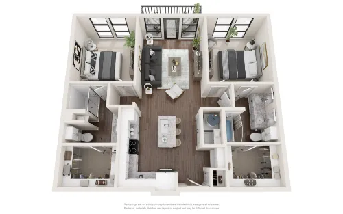 Willow & Wise Fort Worth FloorPlan 9