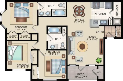 Windsor Place El Paso FloorPlan 7