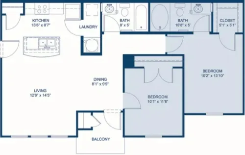 Woodmont Fort Worth FloorPlan 2