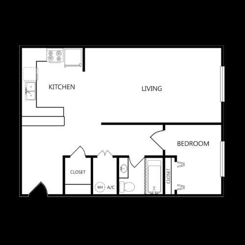 Wyndchase Apartments El Paso FloorPlan 1