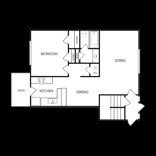 Wyndchase Apartments El Paso FloorPlan 2
