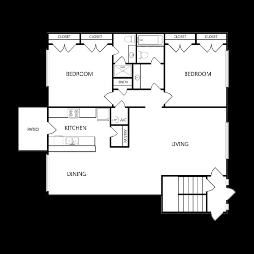 Wyndchase Apartments El Paso FloorPlan 6