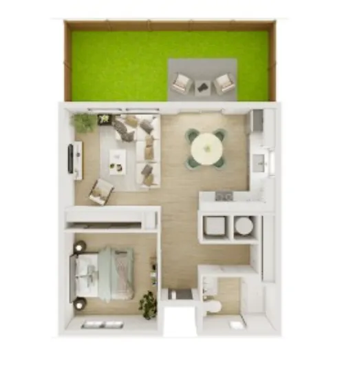YardHomes® Juniper Pointe floor plan 1