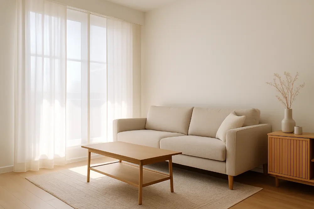 minimalist modern window coverings