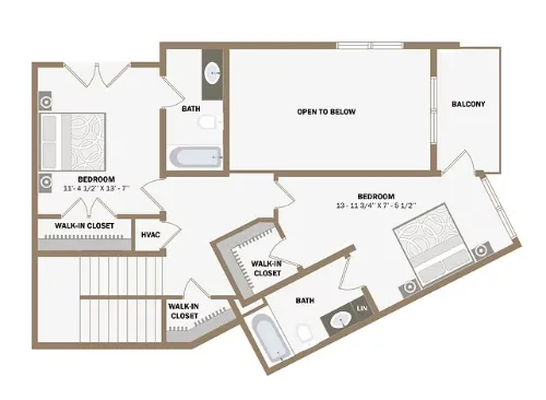 100 Labor Downtown Apartments San Antonio FloorPlan 26