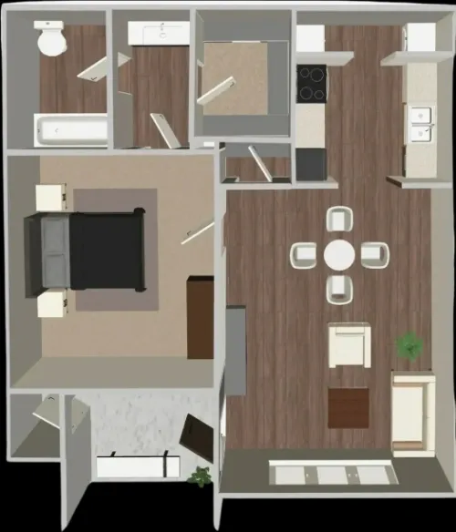 5 Fifty Apartments San Antonio FloorPlan 5