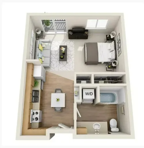 Affinity at Monterrey Village 55+ San Antonio FloorPlan 1