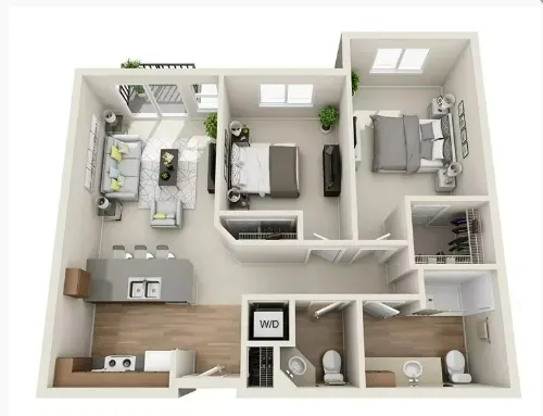 Affinity at Monterrey Village 55+ San Antonio FloorPlan 4