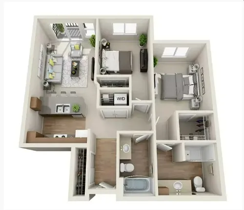 Affinity at Monterrey Village 55+ San Antonio FloorPlan 6