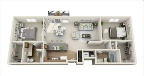 Affinity at Monterrey Village 55+ San Antonio FloorPlan 7