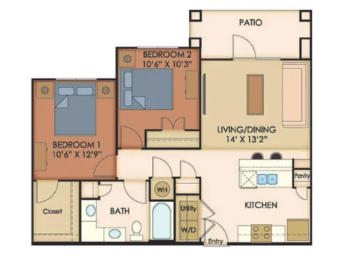Agora Stone Oak San Antonio FloorPlan 5