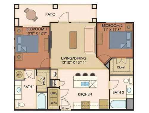 Agora Stone Oak San Antonio FloorPlan 6