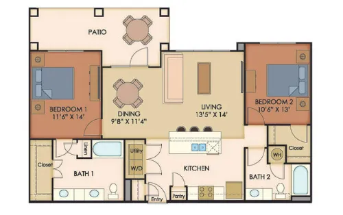 Agora Stone Oak San Antonio FloorPlan 7