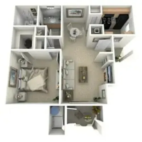 Alamo Park San Antonio FloorPlan 3