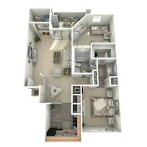 Alamo Park San Antonio FloorPlan 6