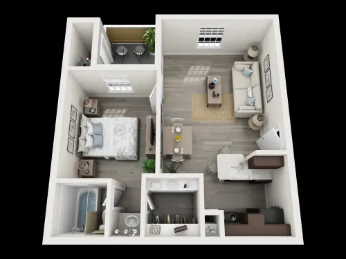 Altamonte Apartments San Antonio Floorplan 1
