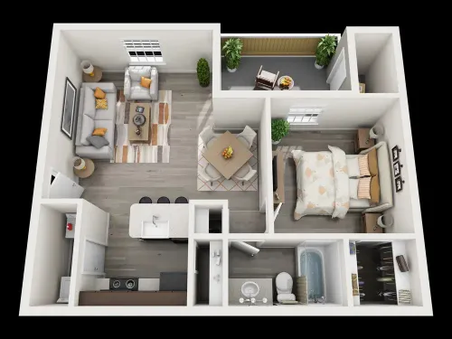 Altamonte Apartments San Antonio Floorplan 2