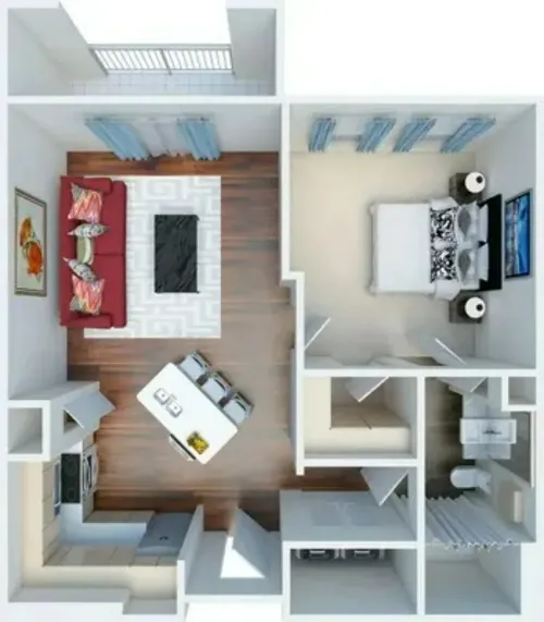 Anatole at City View Lubbock FloorPlan 2