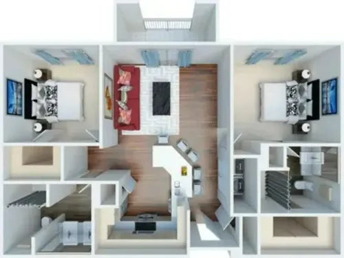 Anatole at City View Lubbock FloorPlan 4