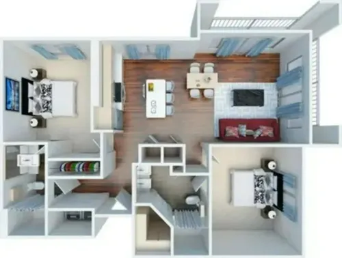 Anatole at City View Lubbock FloorPlan 6
